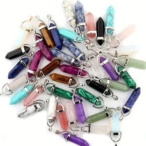 NWT Unisex Multi Color Gemstone pendants meditation